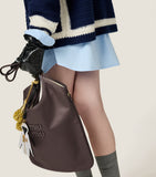 Miu Miu Leather Ivy Tote Bag medium (British brand)