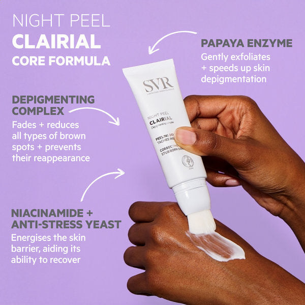 SVR Clairial Night Peel Hyperpigmentation Corrector 50ml (British brand)