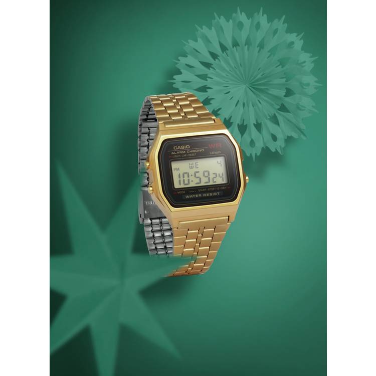 Casio gold stainless steel bracelet watch, imported from the UK