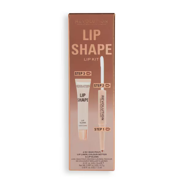 Revolution Lip Shape Kit Chauffeur Nude, UK Version