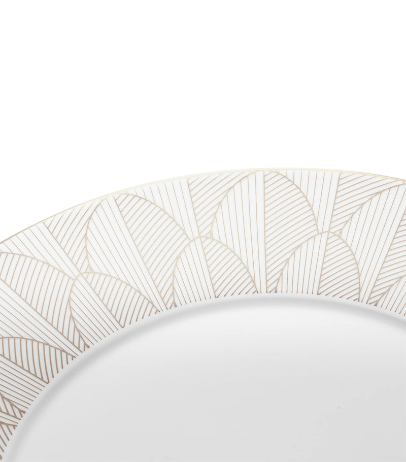 Christofle porcelain Malmaison Platinum Impériale dinner plate 27cm - British product