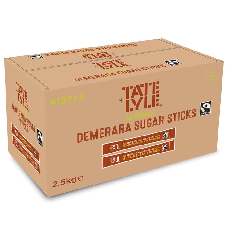 Tate Lyle Fairtrade Demerara Sugar Sticks 1000 Pack