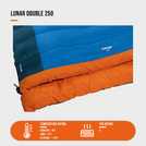Vango Lunar Double Envelope 250GSM Sleeping Bag (British brand)