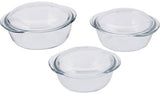 Argos Pyrex 3 Piece Clear Casserole Set- Buy online at McGrocer