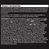 USN Muscle Fuel Strawberry protein powder 2.2kg (British brand)