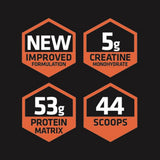 USN Muscle Fuel Strawberry protein powder 2.2kg (British brand)