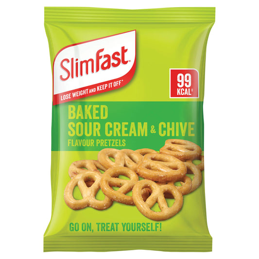 SlimFast Snack Bag Baked Sour Cream & Chive Flavour Bitessingle serve 23g