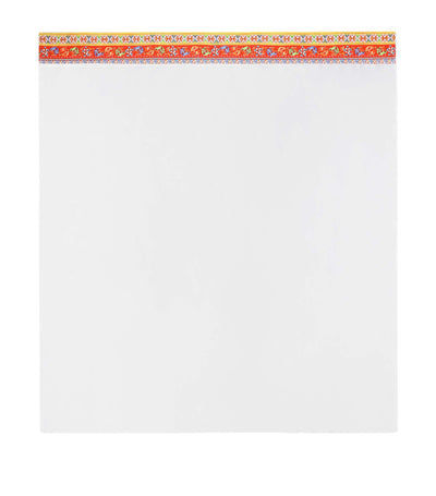 Harrods Dolce & Gabbana Casa Cotton Carretto King Flat Sheet 260cm x 280cm- Buy online at McGrocer