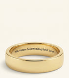 Cartier d'Amour wedding ring 18k yellow gold 5mm, UK version