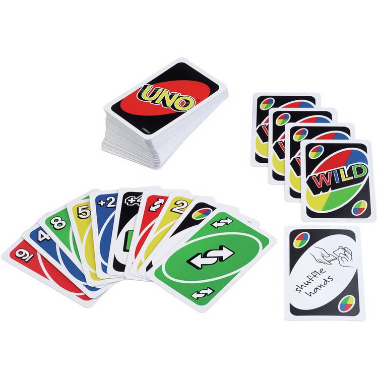 UNO classic card game with customizable Wild Cards, imported from the UK