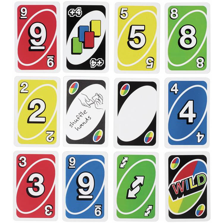 UNO classic card game with customizable Wild Cards, imported from the UK
