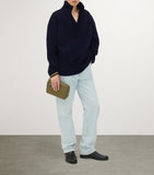 Bottega Veneta Intrecciato leather pouch, imported from the UK