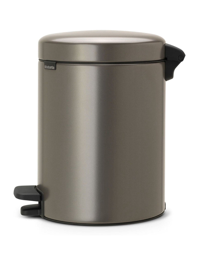 Brabantia Platinum NewIcon Pedal Bin 5L - British product