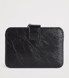 Maje cracked leather Miss M card holder, imported from the UK