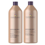 Pureology Nanoworks Gold shampoo and conditioner duo 1000ml - British product
