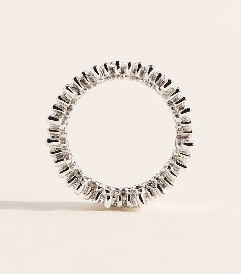 Suzanne Kalan white gold diamond eternity ring (British brand)