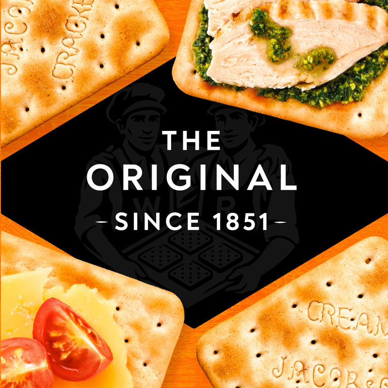 Jacob's cream crackers snack pack 185g - British product