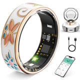 Superdrug Leaper Women's Enamel Health Monitoring Smart Ring- Buy online at McGrocer