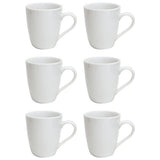 Argos white porcelain mugs set of 6 - British product