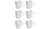 Argos white porcelain mugs set of 6 - British product