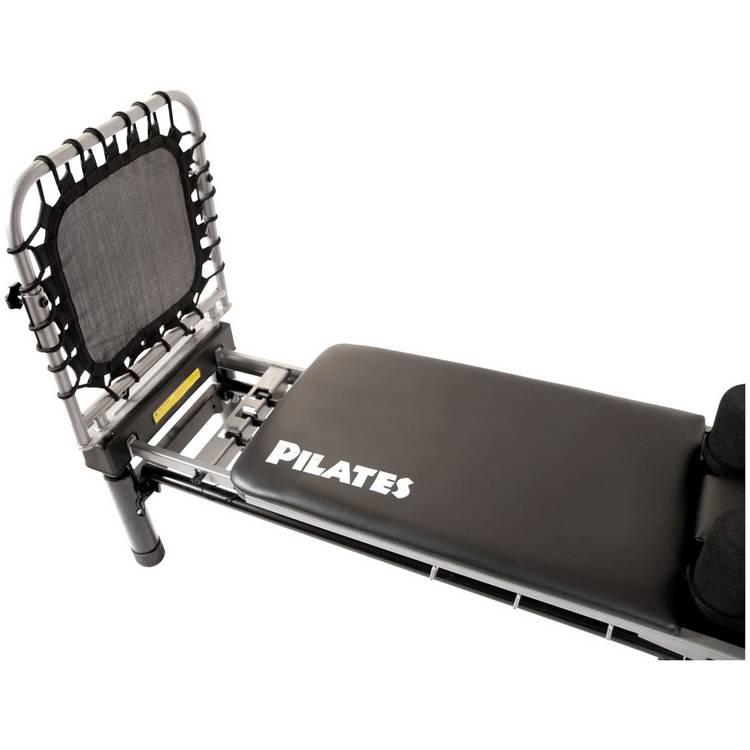 AeroPilates black Pilates reformer stand fitness equipment (British brand)