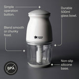 Tommee Tippee Quick Chop food blender 500ml, imported from the UK
