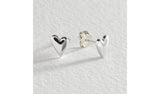Argos Revere Sterling Silver Elongated Heart Stud Earrings- Buy online at McGrocer
