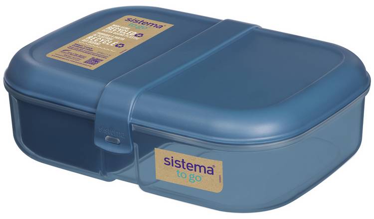 Sistema Ocean Bound Ribbon lunch box 20.4cm (British brand)