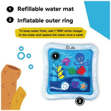 Baby Einstein tummy time water mat with floating creatures (British brand)