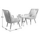 Habitat Malta 2 seater rattan effect garden bistro set, UK version