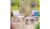 Argos Habitat Malta 2 Seater Rattan Effect Garden Bistro Set- Buy online at McGrocer