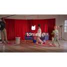 tonies Red Toniebox with Creative Tonie children's audio player (British brand)