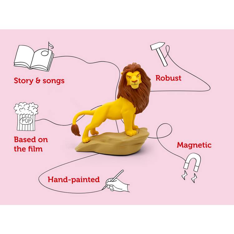 tonies Disney Lion King audio Tonie character, imported from the UK