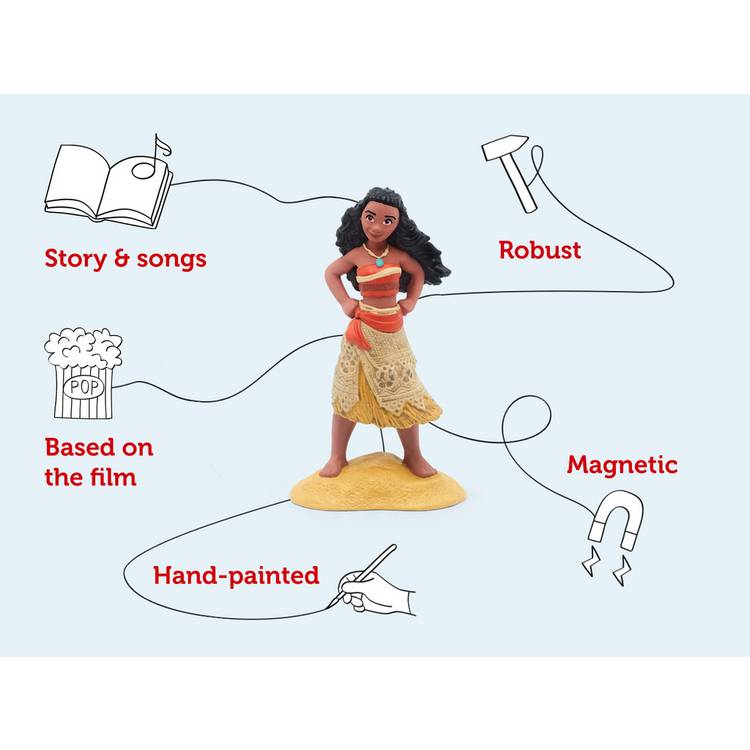 Tonies Moana Tonie audio figure hand-painted - British product