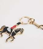 Harrods Royal Guard horse keyring with jointed legs (British brand)
