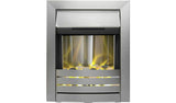 Argos Adam Helios Electric Inset Fire Brushed Steel 48.5cm x 15.6cm- Buy online at McGrocer