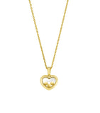 Chopard Happy Diamonds pendant necklace 18kt yellow gold, UK version