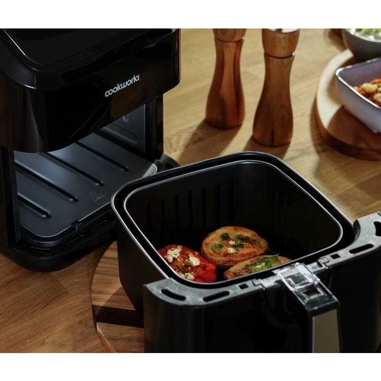 Cookworks 5L air fryer digital black (British brand)