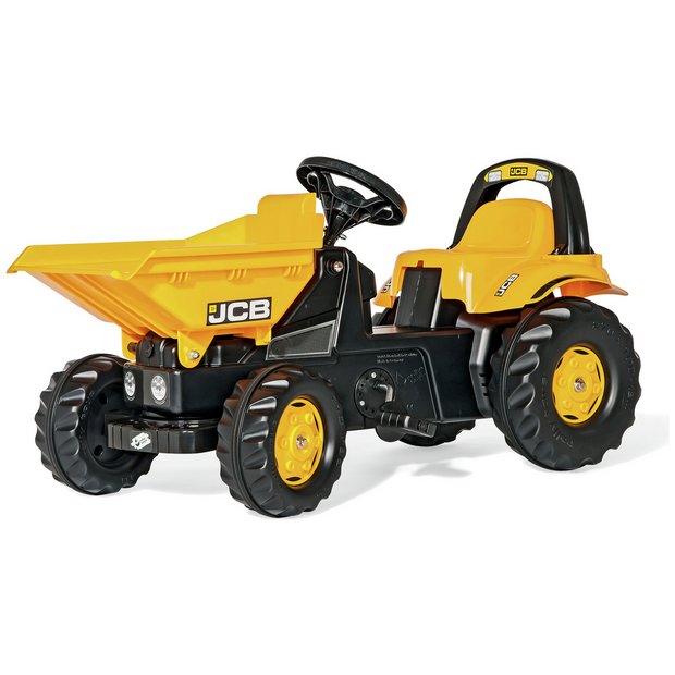 Rolly Toys JCB Dumper pedal toy for toddlers, imported from the UK
