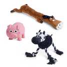 Petface Farm Yard Fun Animals Dog Toy Set, imported from the UK