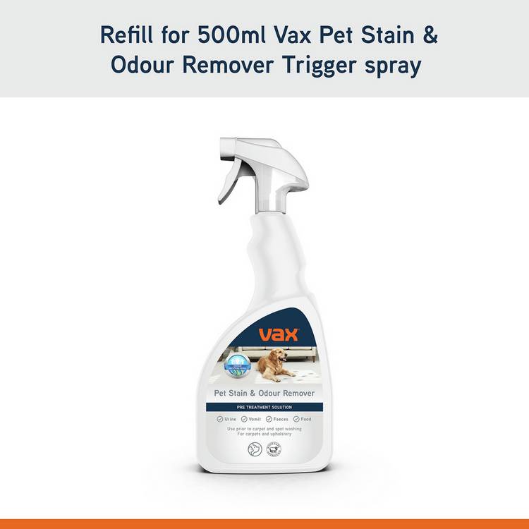 Vax Pet Stain Remover Refill 1L, imported from the UK