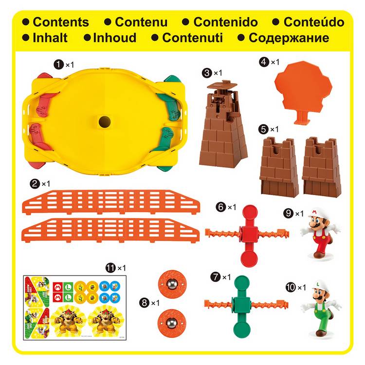 Super Mario board game Fire Mario Stadium, UK version