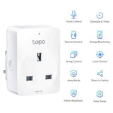 TP-Link Tapo P110 Smart Wi-Fi Plug with energy monitoring, imported from the UK