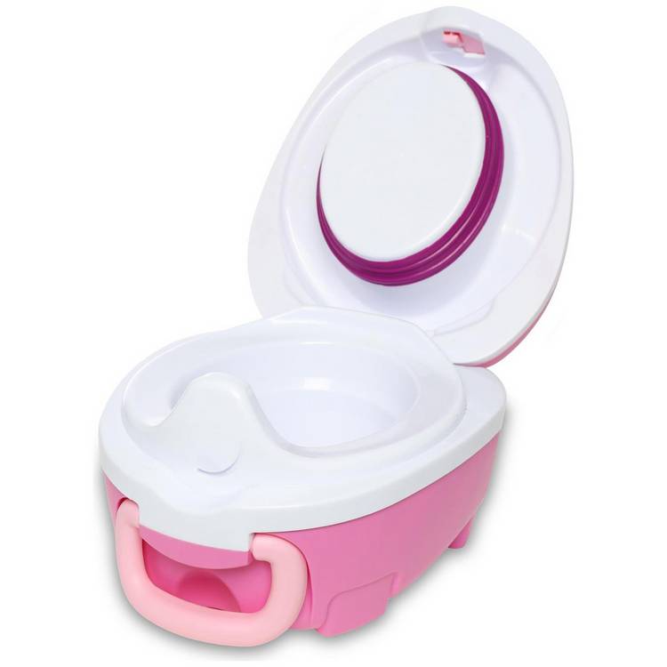My Carry Potty Pink Dragon travel potty - British product