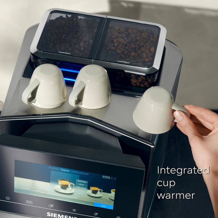 Siemens EQ900 bean to cup coffee machine TQ907GB3, imported from the UK