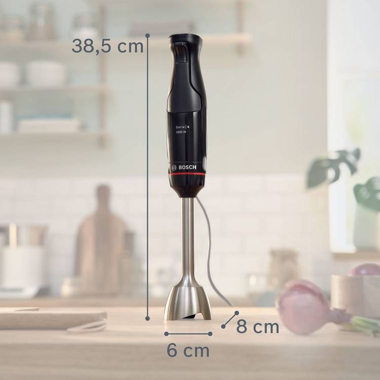 Bosch Ergomaster 2-in-1 hand blender black - British product
