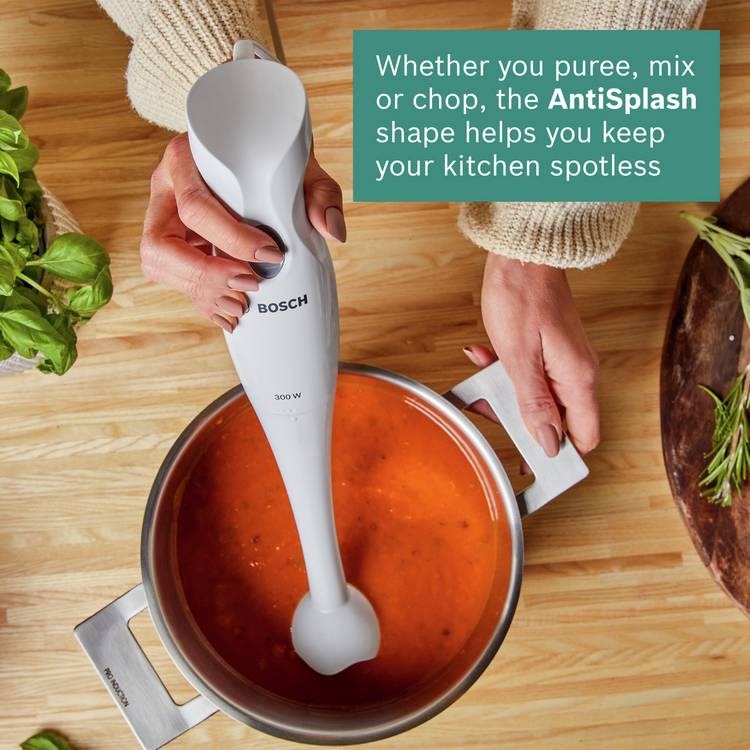 Bosch MSM6B150GB hand blender white with 600ml beaker, UK version