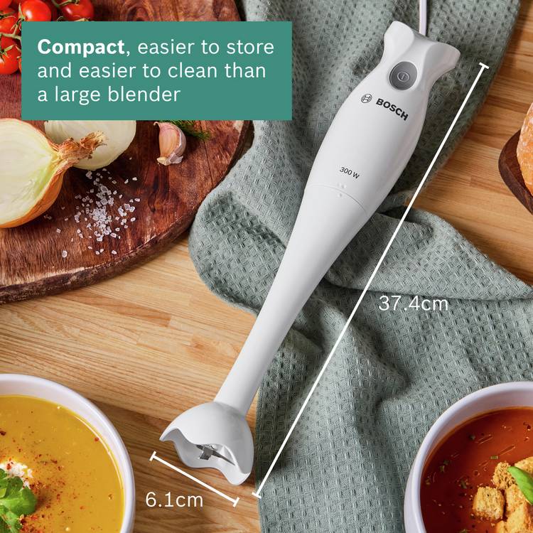 Bosch MSM6B150GB hand blender white with 600ml beaker, UK version