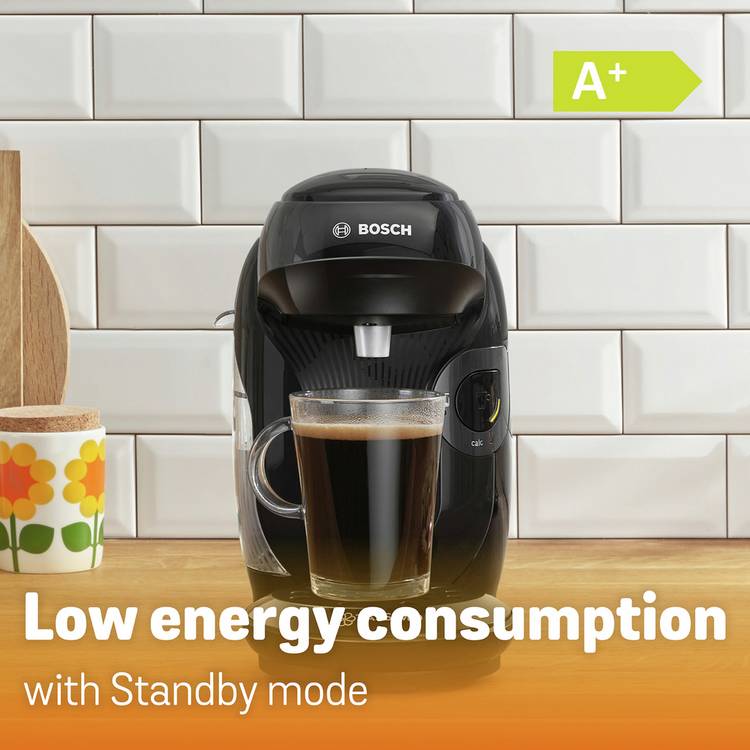 Tassimo Bosch Style black pod coffee machine - British product