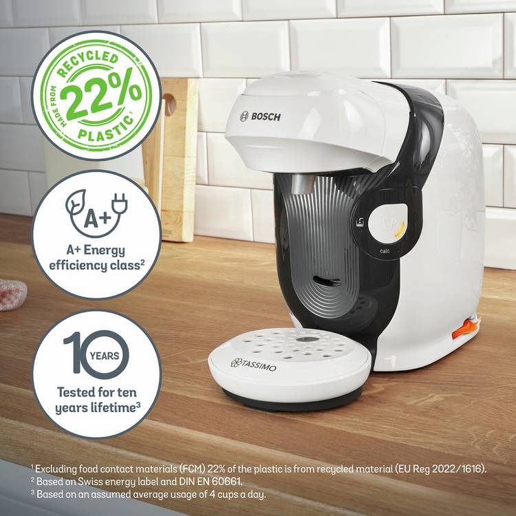 Tassimo by Bosch Style pod coffee machine white (British brand)